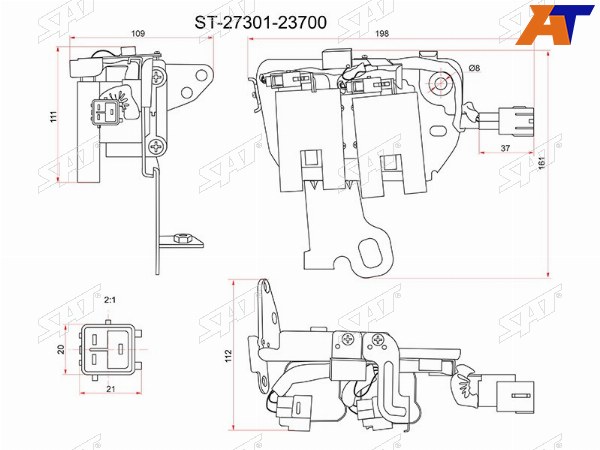 Катушка зажигания KIA CERATO 04-SPORTAGE 04- HYUNDAI ELANTRA 00-06TUCSON 04-10