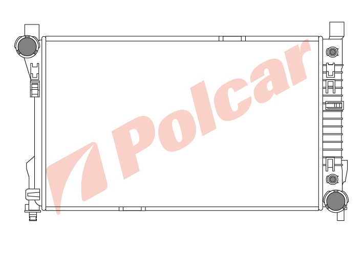 500308-2 W203 00-04 РАДИАТОР 2023 +21CDI AM MS2286