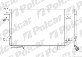 5006K8C2 W169 A-КЛАСС 04-  РАДИАТОР КОНДИЦИОНЕРА 640Х410