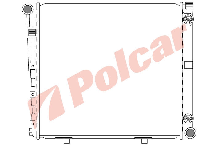501408-7 W124 0984-0995 202530D РАД.530X490 MA +-C  (NISSENS 62698)  MS2068