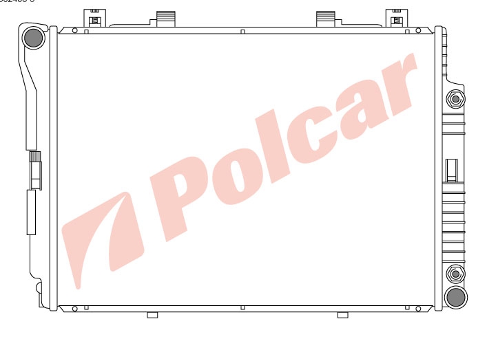 502408-5 W140 1192-0696 30TD35TD РАД.665Х470 (62714)  MS2143