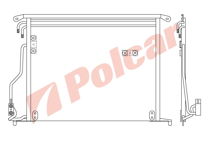 5025K8C1 W220W215R230 РАД. КОНДИЦИОНЕРА 98-07 ВСЕ МОДИФИКАЦИИ 625X485  MS5280