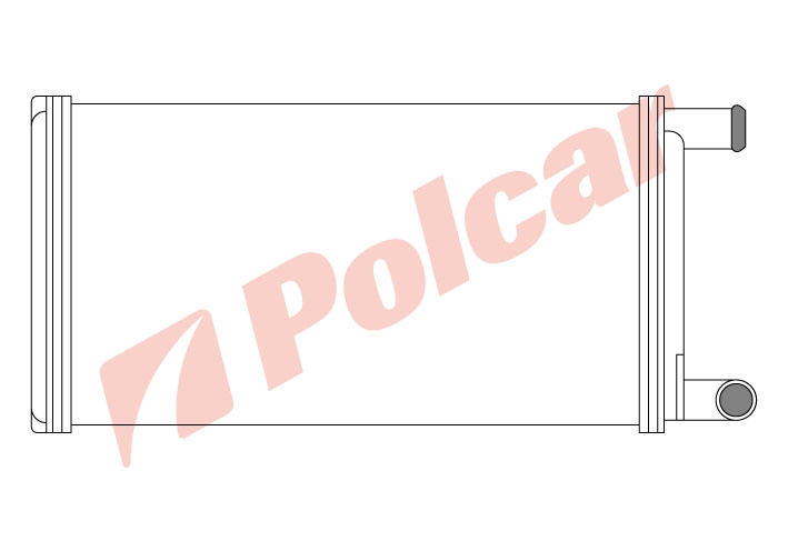 5061N8-2 207-410 77-95 РАДИАТОР ПЕЧКИ 267 x 153 x 42 mm