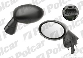 5101514M COOPER S 06.01-CABRIO 07.04-07.07 - ЗЕРКАЛО L ЭЛЕКТРИКА+ ОБОГРЕВ