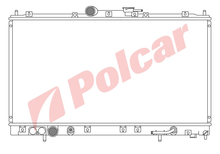 522208-2 GALANT 1096-1197 20 РАДИАТОР 718X375 A