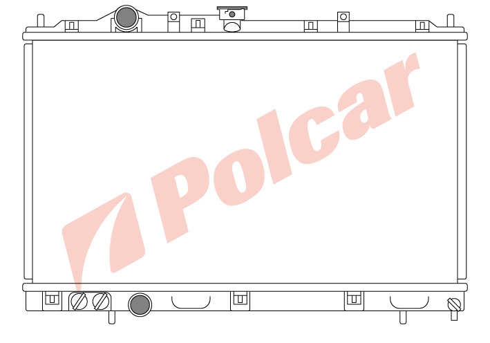 523108-1 COLTLAN 0396- 1316 РАДИАТОР 658X375 М MT2113
