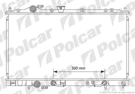 5232081K РАДИАТОР ОСНОВНОЙ 375 x 686 x 16 mm