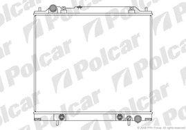 525008-2 РАДИАТОР 500 x 613 x 25  C+- MA