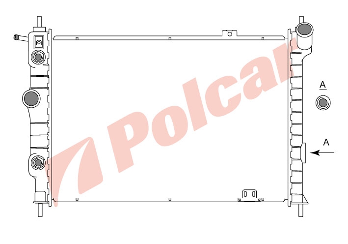 550708-6 ASTRA 91-98 РАД.535X365 161820 A-С  OL2029