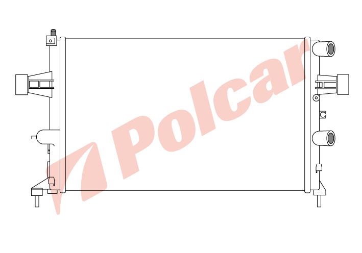 550808-1 ASTRA 0298- РАДИАТОР 12 M+C (63091)  OL2255