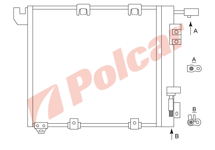 5508K8C2 ASTRA 98-02ZAFIRA 99-01 РАД. КОНДИЦ. 1.7;2.0;2.2D МА  +C