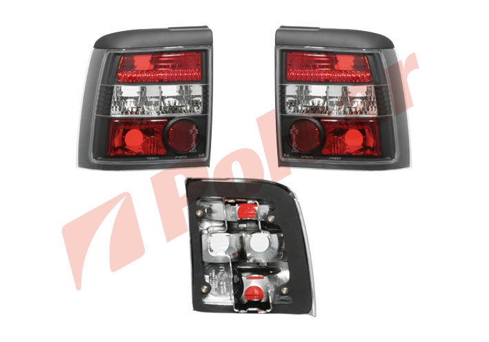 5515916E VECTRA 1092-0995 ФОНАРИ КОМПЛЕКТ TUNING КРАСНЫЙ-БЕЛЫЙ-КРАСНЫЙ