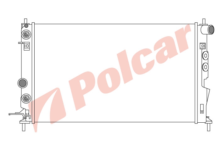 551608A3 VECTRA 95-98 161820 РАДИАТОР 607X365 MA +C (63077A) OL2220