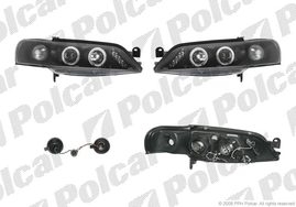 551609DE VECTRA 95-02 ФАРЫ АНГ.ГЛАЗКИ+ЛИНЗА С ЛИТЫМ ПОВОРОТНИКОМ ПРОЗРАЧ.ЧЕРНЫЕ