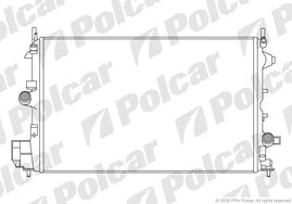 551808-5 РАДИАТОР ОСНОВНОЙ  649 x 399 x 26 mm 1.9 CDTi