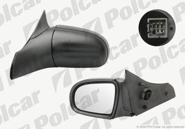 5555514M CORSA 0393-2000 ЗЕРКАЛО L ЭЛЕКТРИЧЕСКОЕ С ОБОГРЕВОМ