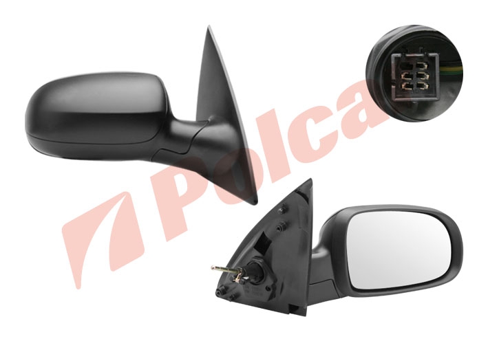 555652-M CORSA 2001- ЗЕРКАЛО ПРАВОЕ МЕХАНИКА