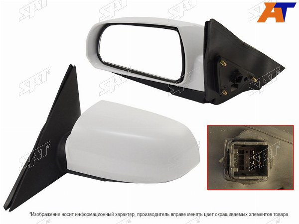 Зеркало HYUNDAI SONATA V 04-07 LH электр