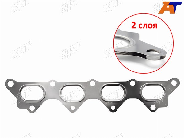 Прокладка выпускного коллектора MITSUBISHI CARISMACOLTLANCERCEDIA 4G134A914G18 1,31.51.6 00-