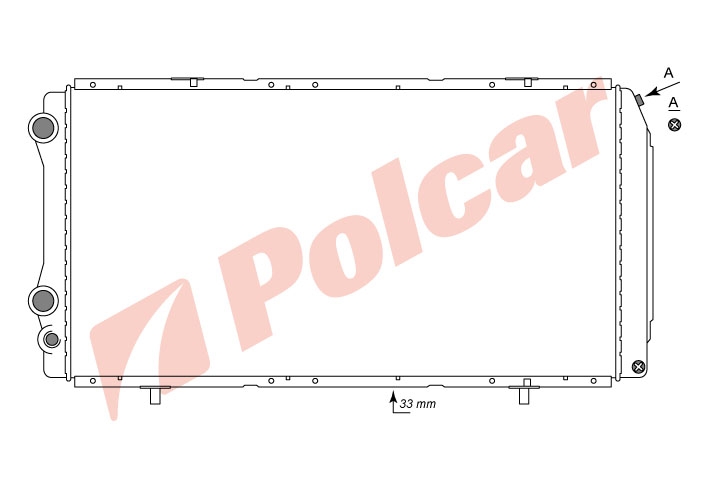 570208-2 BOXERJUMPERDUCATO 0694-2001 РАДИАТ.790Х410 PE2146