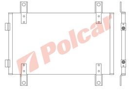 5702K8C2 BOXERJUMPERDUCATO 2002- РАДИАТОР КОНДИЦИОНЕРА 530 x 340