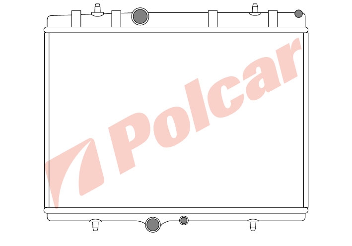 571008-4 307C4XSARA 00-  РАДИАТОР. 2.0D MA+-C