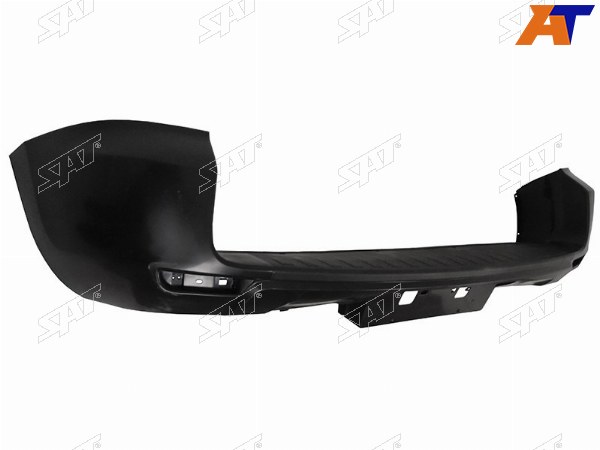 Бампер задний TOYOTA RAV4 08-13 с площадкой под номер, под отражатель ST-212-2925