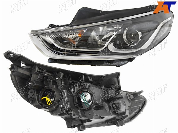Фара HYUNDAI SONATA 17-20 LH галоген