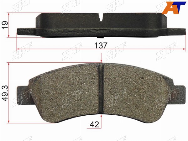 Колодки тормозные зад PEUGEOT BOXERFIAT DUCATOCITROEN JUMPER 06-