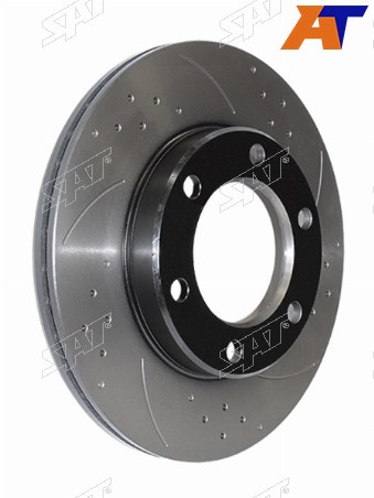 Комплект дисков тормозных передний перфорированные TOYOTA LCR Prado HZJKZJPZJ7 93-99, HiLux LN100
