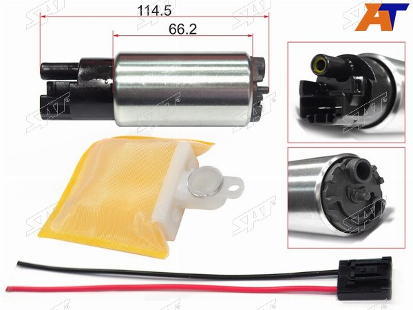 Топливный наcос 12V, 3BAR, 90LH  1KRFE