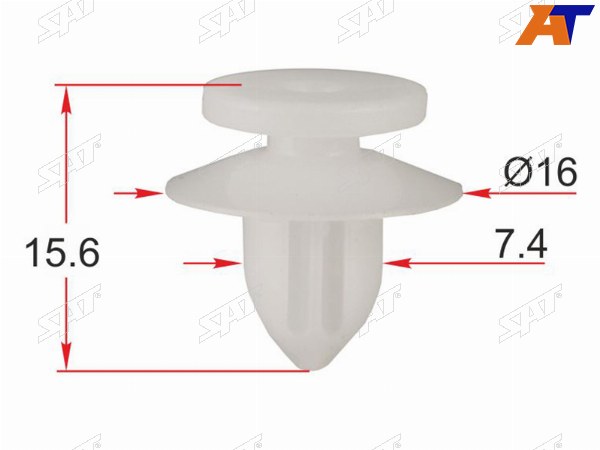 Клипса обшивки двери MITSUBISHI (1 шт.)