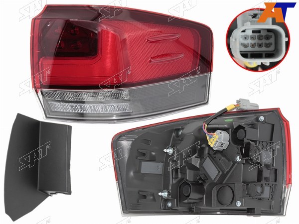 Фонарь задний TOYOTA LAND CRUISER 300 21- RH LED