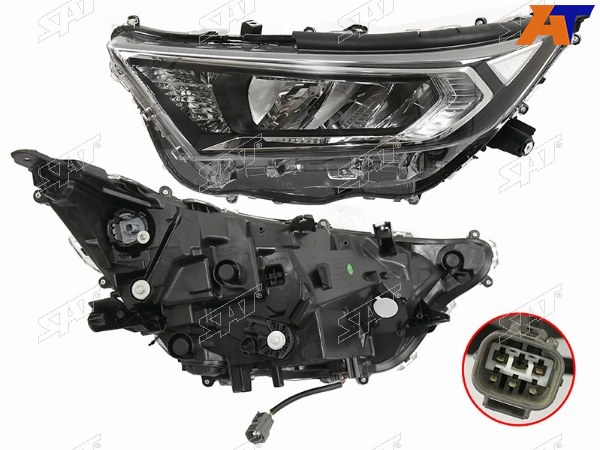 Фара TOYOTA RAV4 19- LH LED (без блока)