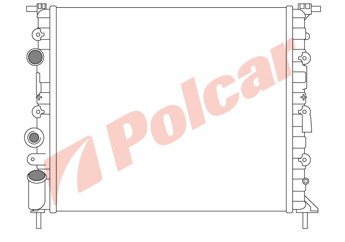 600708-1 MEGANE 95-03 1416 РАД. 430Х377 М -С (63937) RT2197