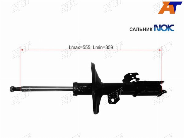 Стойка передняя TOYOTA CAMRYWINDOMLEXUS ES300 01-03 (пружина конус) LH