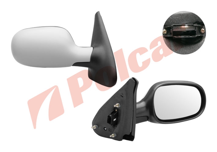 6011524M MEGANE 99- ЗЕРКАЛО ЭЛЕКТРИЧЕСКОЕ С ОБОГРЕВОМ ПРАВОЕ