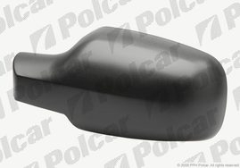 601254TM MEGANE II 03- НАКЛАДКА ЗЕРКАЛА ЛЕВАЯ ЧЕРНАЯ