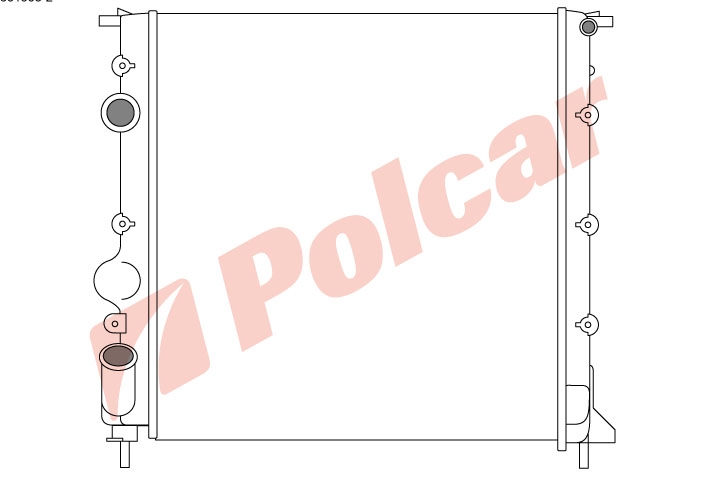 601508-2 CLIOSYMBOL 98- РАД.350X3380 1.1;1.2 M   RT2260