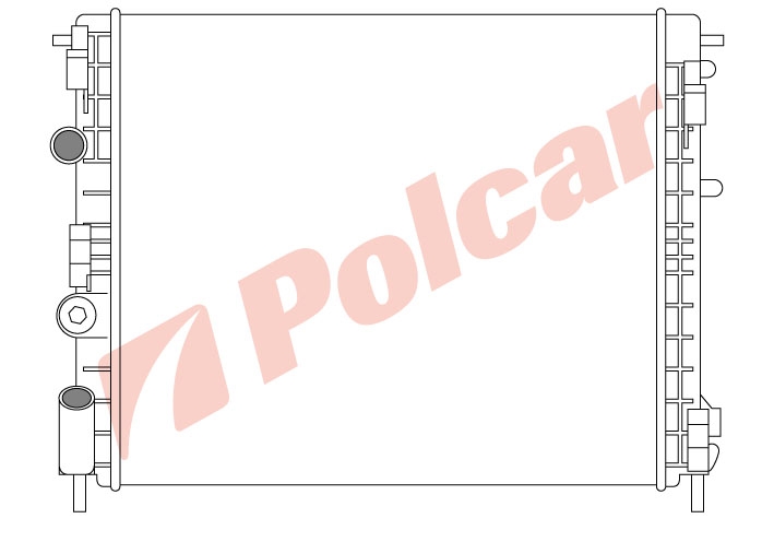 601508-4 CLIOSYMBOLKANGOOLOGAN 98- РАД.475X415 1.0;1.2;1.4;1.6 M +C RT2264