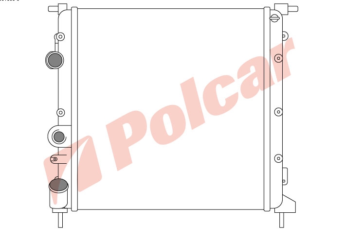 601508-6 CLIOSYMBOL 98- РАД.350X375 1.2B  M -C
