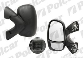 6026524M PRIMASTAR 02-VIVAROTRAFIC 01-06 ЗЕРКАЛО R ЭЛ+ОБОГРЕВ, ЧЕРНОЕ