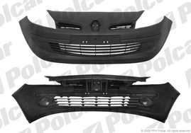 605507 CLIO 09.05- БАМПЕР ПЕРЕДНИЙ КОМПЛЕКТ С РЕШЕТКАМИ И НАКЛАДКАМИ