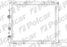 606008A3 РАДИАТОР ОСНОВНОЙ 478 x 439 x 42 mm 1.5 dCi1.9 D  М С+-