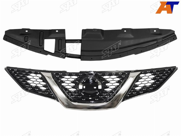 Решетка радиатора NISSAN QASHQAI 14-19
