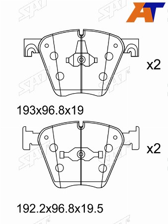 Колодки тормозные перед BMW X5 E71X6 F16