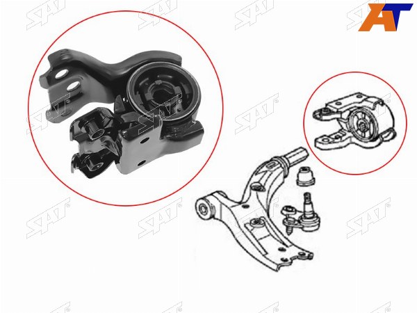 Сайлентблок FR рычага задний Honda CR-V RE 07-RM 12- RH