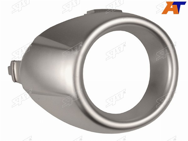 Оправа ПТФ  FORD FIESTA 09-12 RH хром