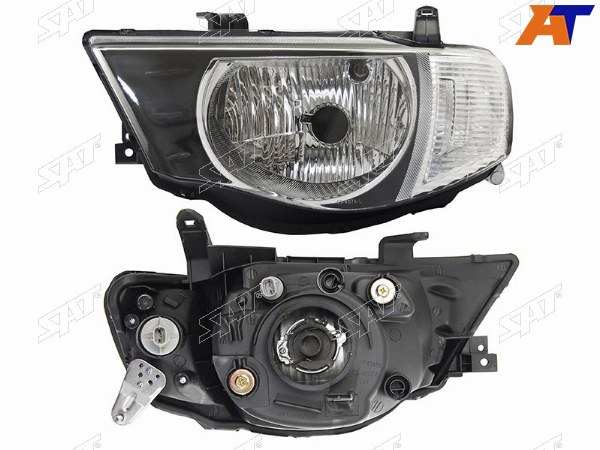 Фара MITSUBISHI L200TRITON 07-14 LH белый габарит (Евросвет)