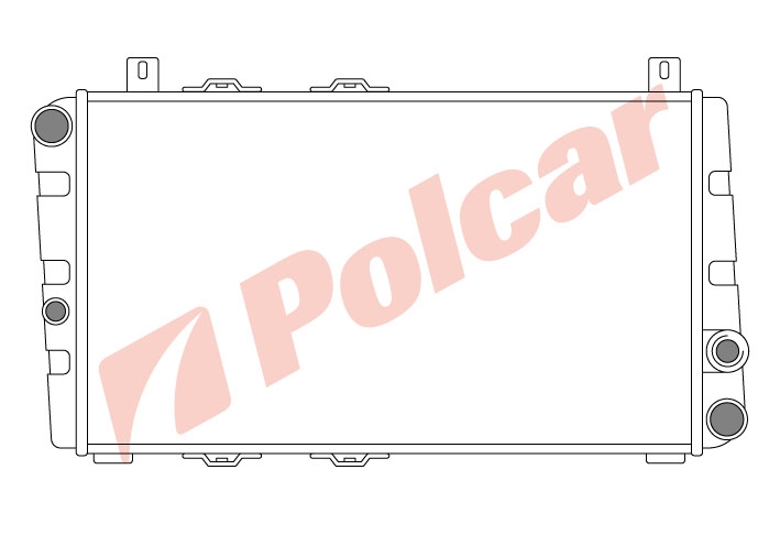 690008-1 FAVORIT РАДИАТОР  490Х285 М